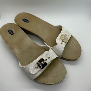 Dr. Scholl's Classic Sandal Ivory Snake Size 10